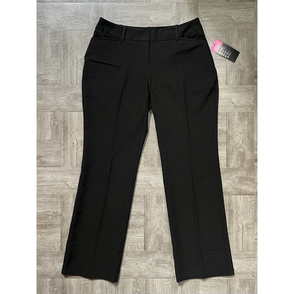 NWT Worthington Petite Curvy Fit Perfect Trouser Pants Women’s Size 4P Black